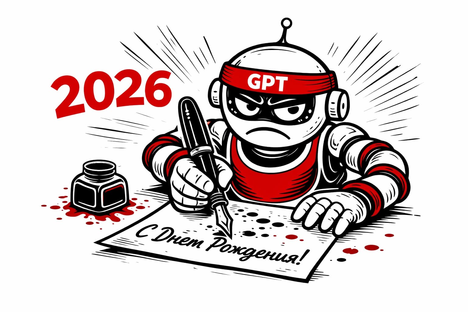 ИИ поздравления